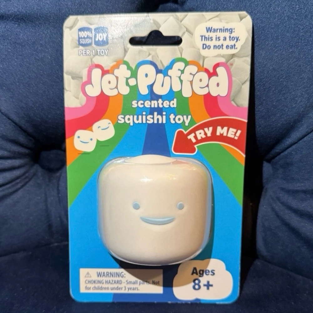 JET PUFFED MARSHMALLOW Squishy SUPER SOFT Squishi SCENTED Squeeze Toy